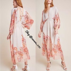 NWT MISA Emala Maxi Dress L